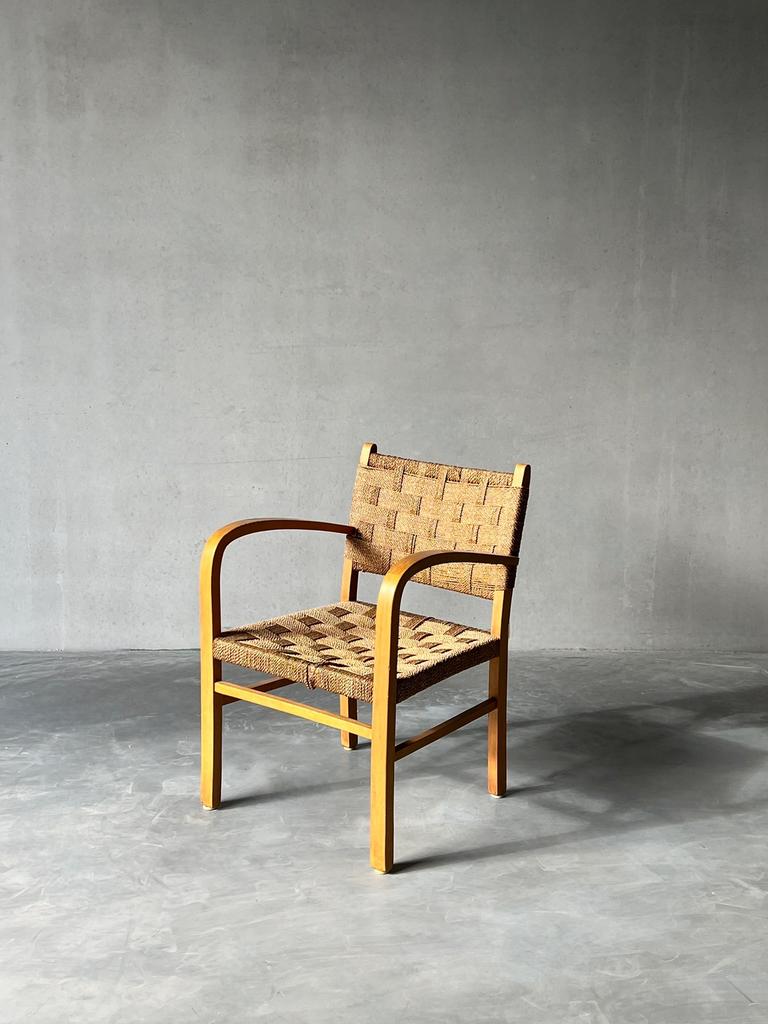 Bauhaus Fauteuil, Erich Dieckman ‘60, Enlèvement, Comme neuf, Bois