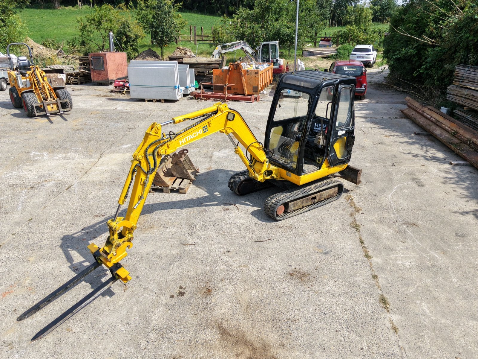 Graafmachine 2.7  ton, Enlèvement, Excavatrice