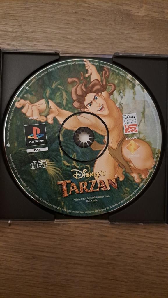 Ps1 Disney "Tarzan"., Consoles de jeu & Jeux vidéo, Jeux | Sony PlayStation 1, Enlèvement