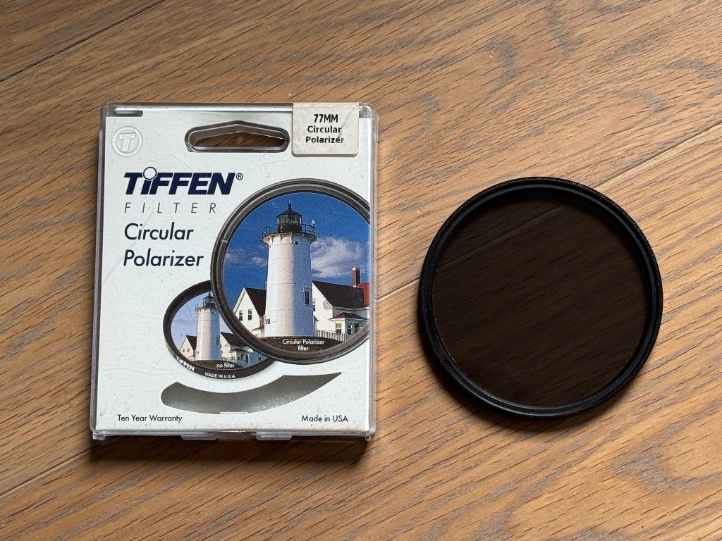 Tiffen Circular Polarizer 77mm, Autres marques, Enlèvement ou Envoi, Comme neuf, 70 à 80 mm