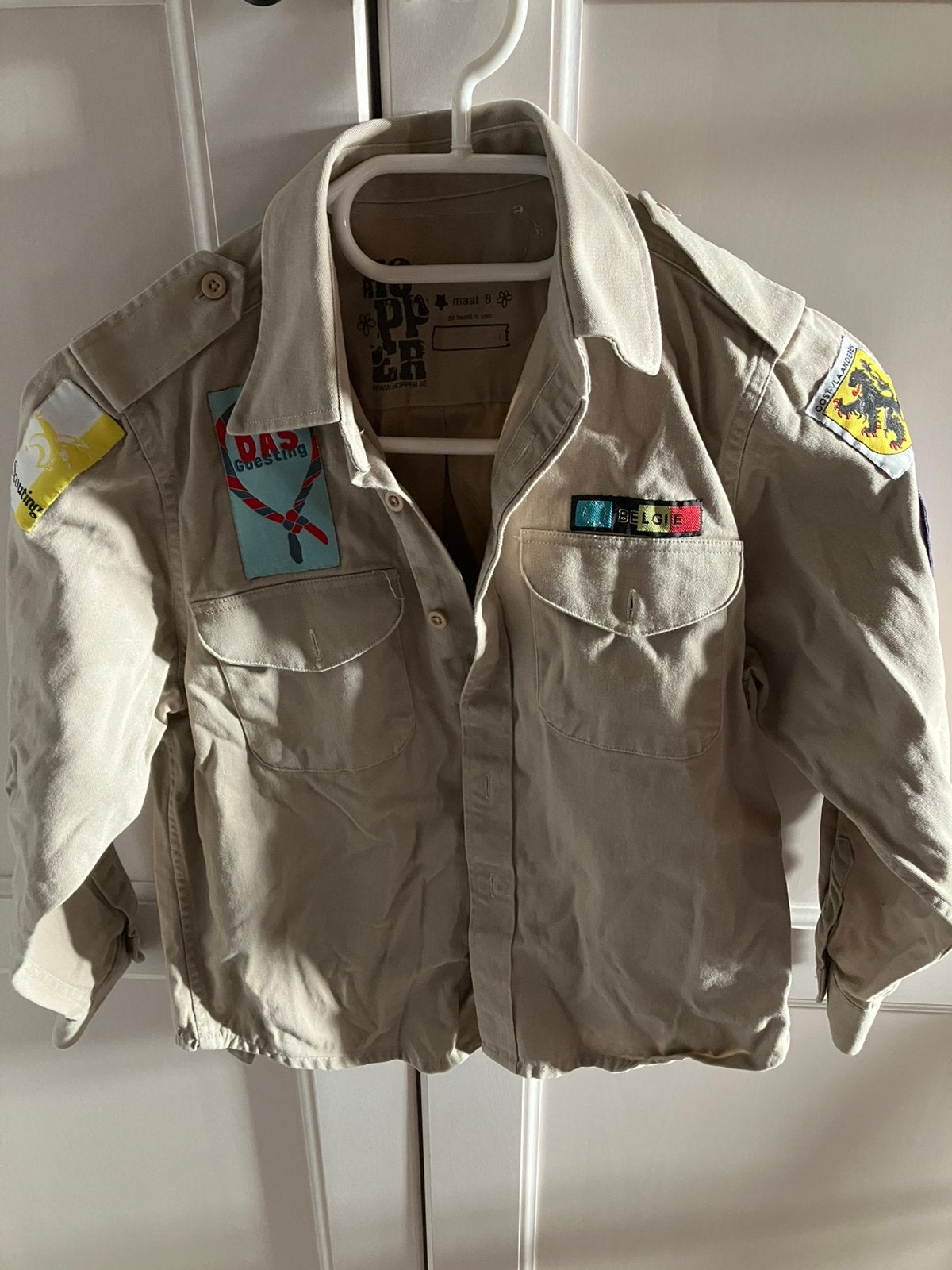 Scoutshemd maat 8, Verzamelen, Scouting, Ophalen, Gebruikt, Kleding