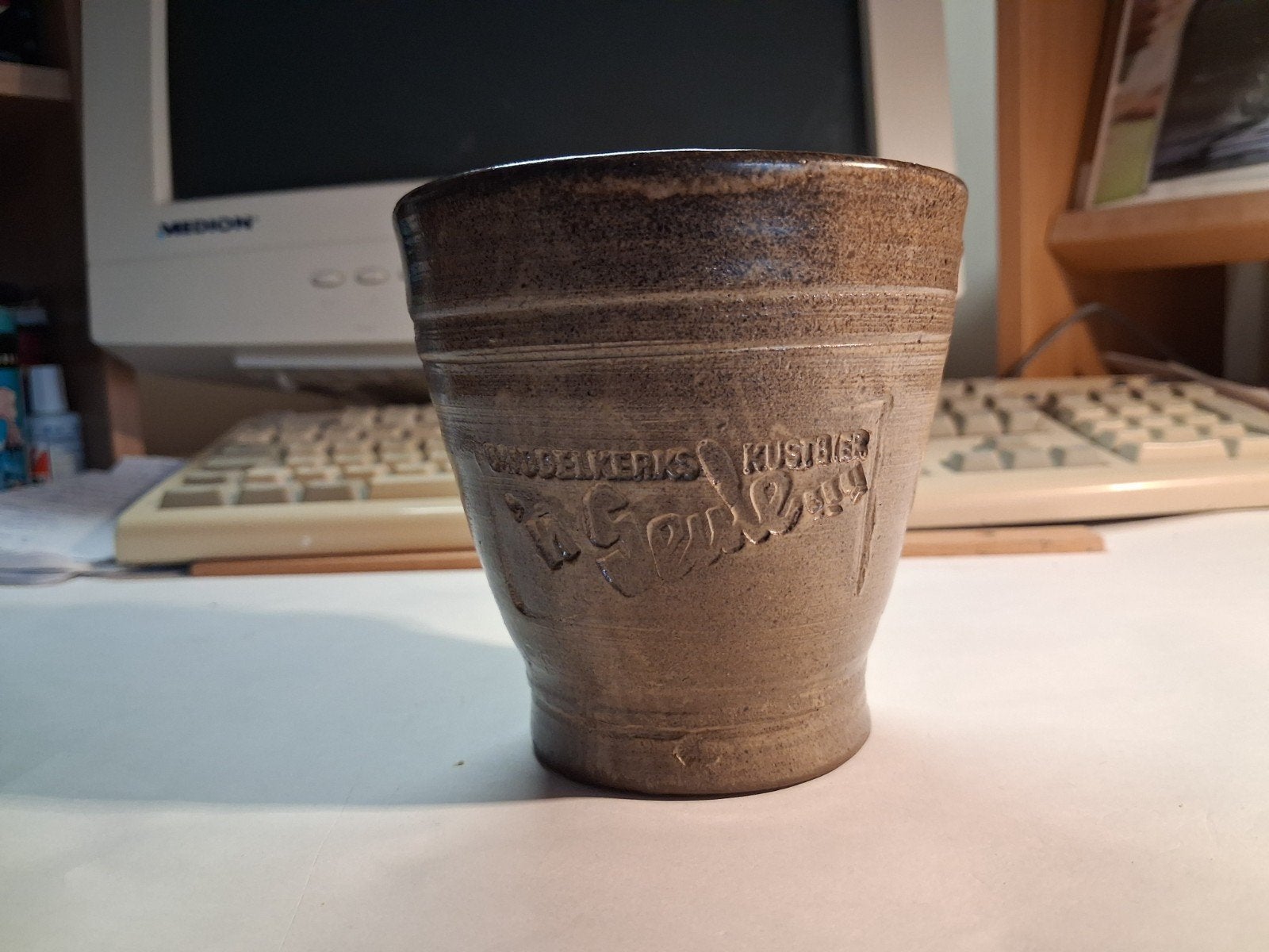 bierpot keramiek 'n Seule Middelkerks kustbier, Ophalen of Verzenden