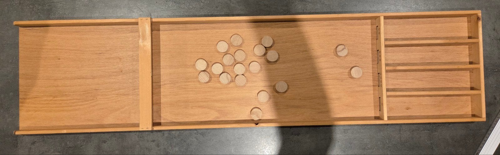 shuffleboard, Enlèvement