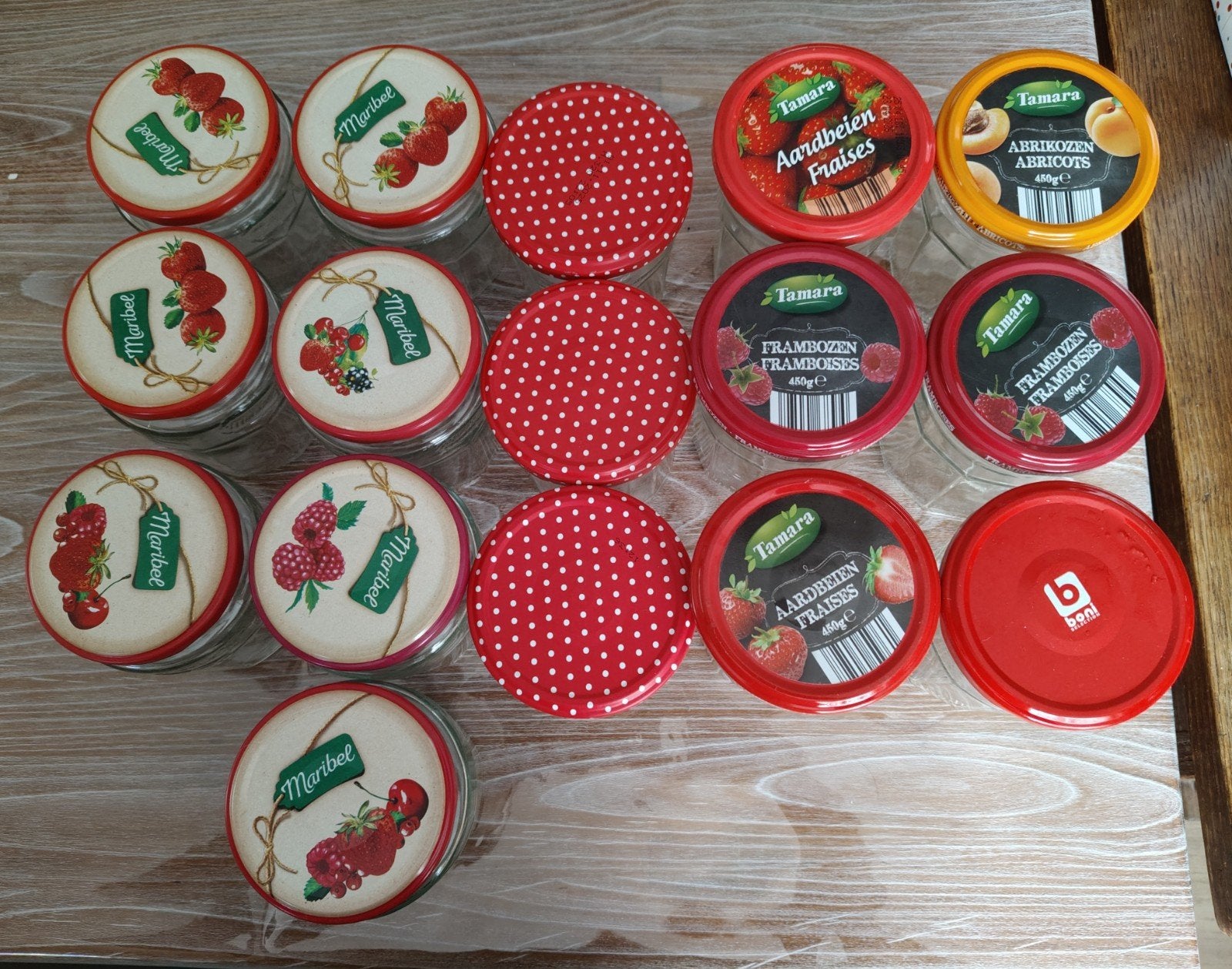 Glazen potten met deksel, Voorraadpot, Ophalen, Gebruikt, Glas
