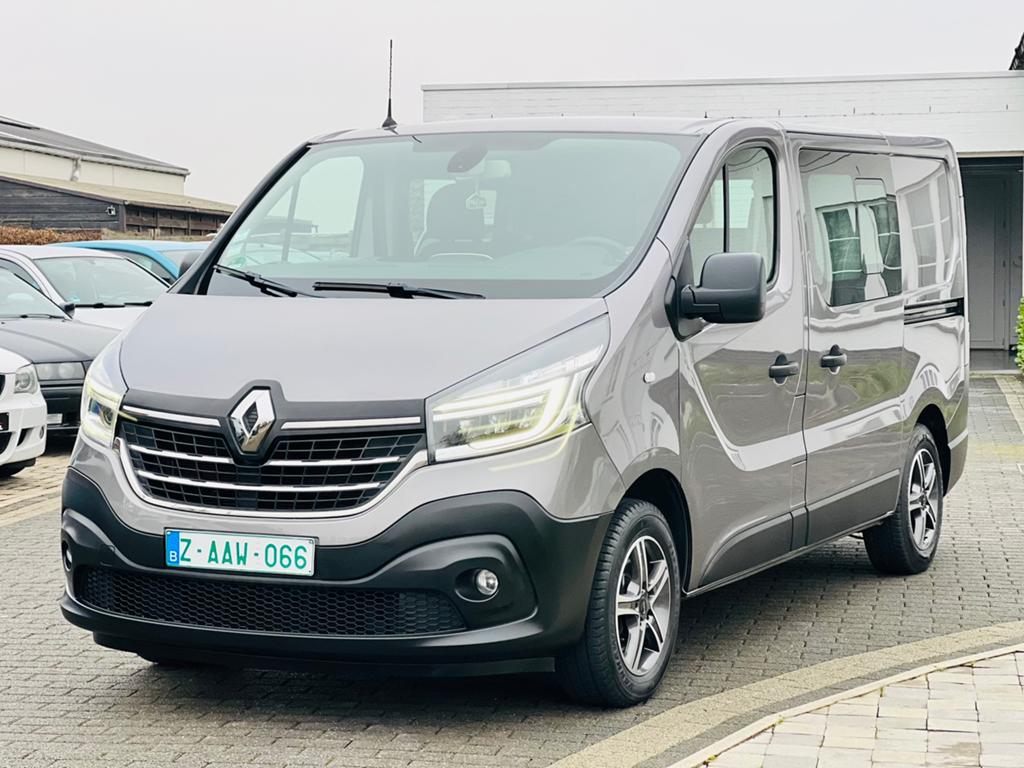 RENAULT TRAFIC 2.0i DCI * DUBBEL CABINE * 118.000 Km * NAVI, 4 deurs, Monovolume, Euro 6, Bedrijf
