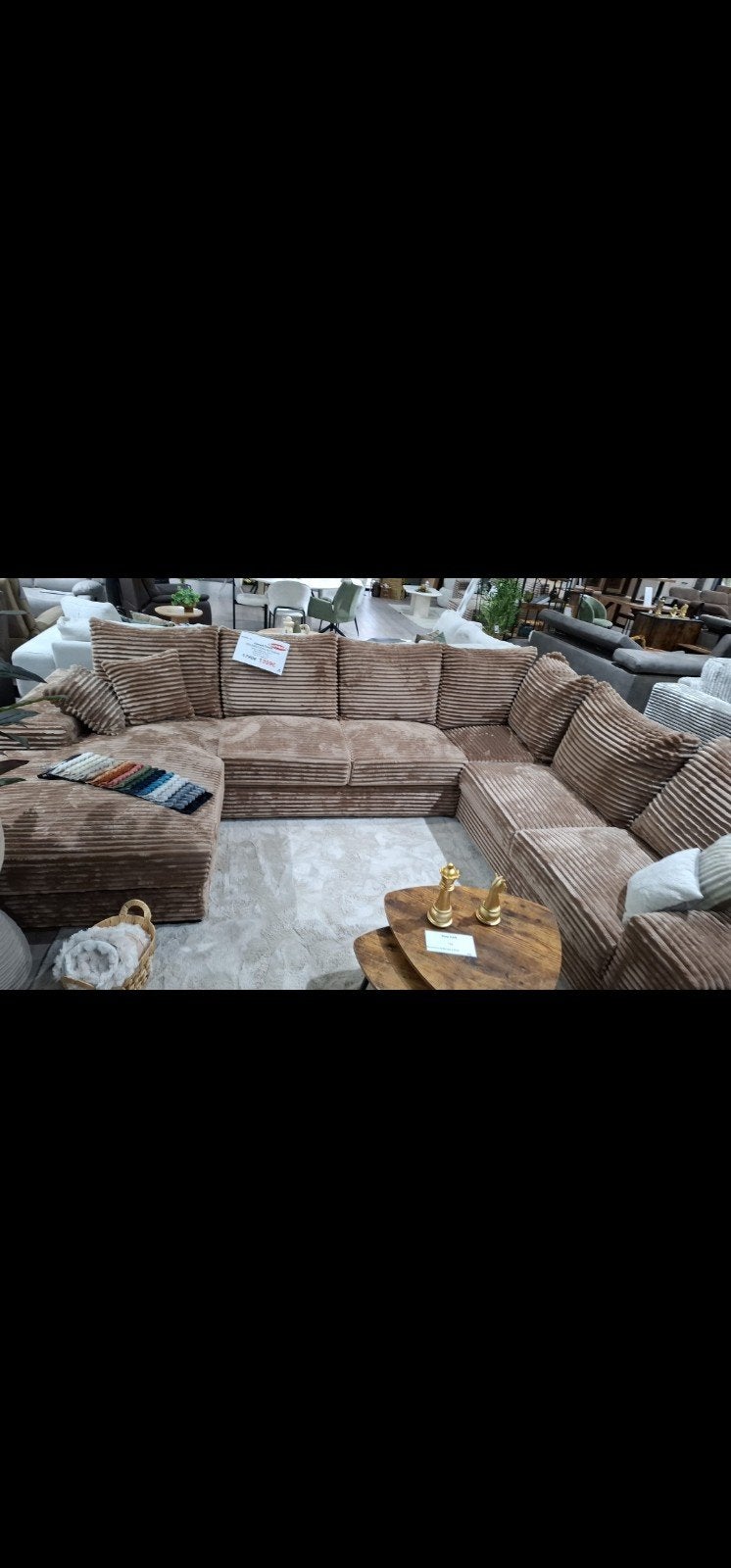 Woonkamer U, Ophalen of Verzenden, Nieuw, Stof, U