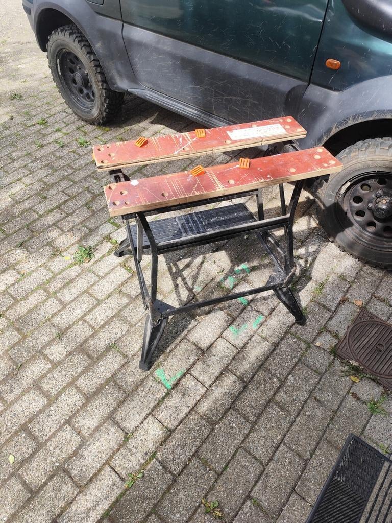 Workmate black and Decker, Ophalen