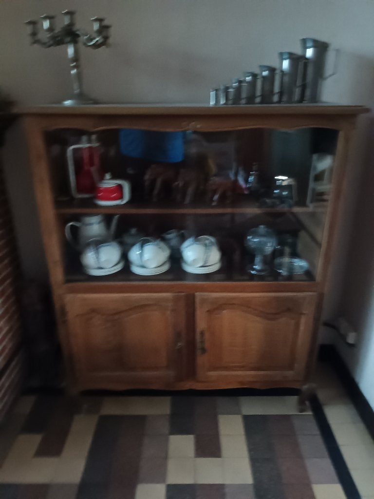 Vitrine kast, Antiek en Kunst, Ophalen