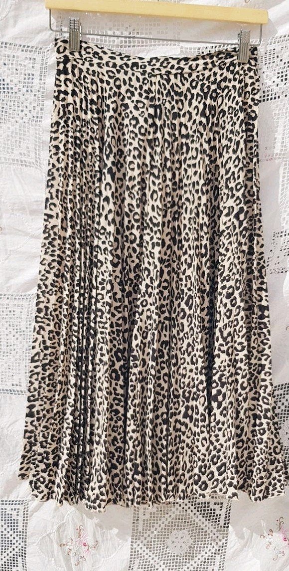🐯Jupe plissée motif LÉOPARD 🐯, Kleding | Dames, Meerkleurig, Ophalen of Verzenden, Zo goed als nieuw, Knielengte