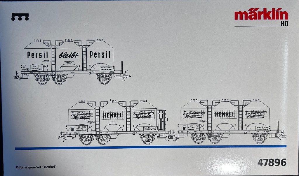 3373. Coffret de wagons à silos « Henkel » H0 Märklin., Enlèvement ou Envoi, Neuf, Wagon, Märklin