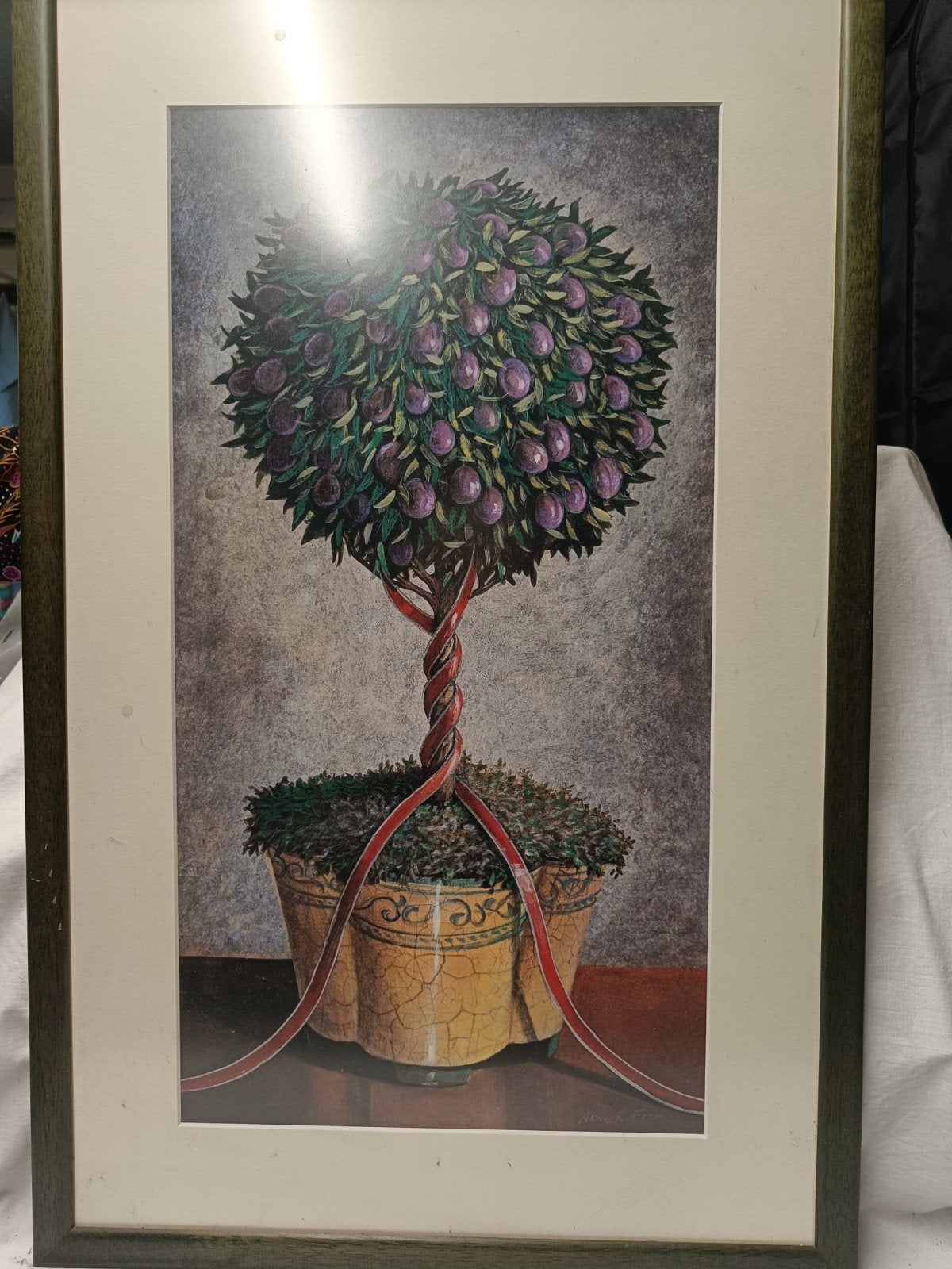 kader met fruitboom kunsthandel sintruiden, Antiek en Kunst, Ophalen