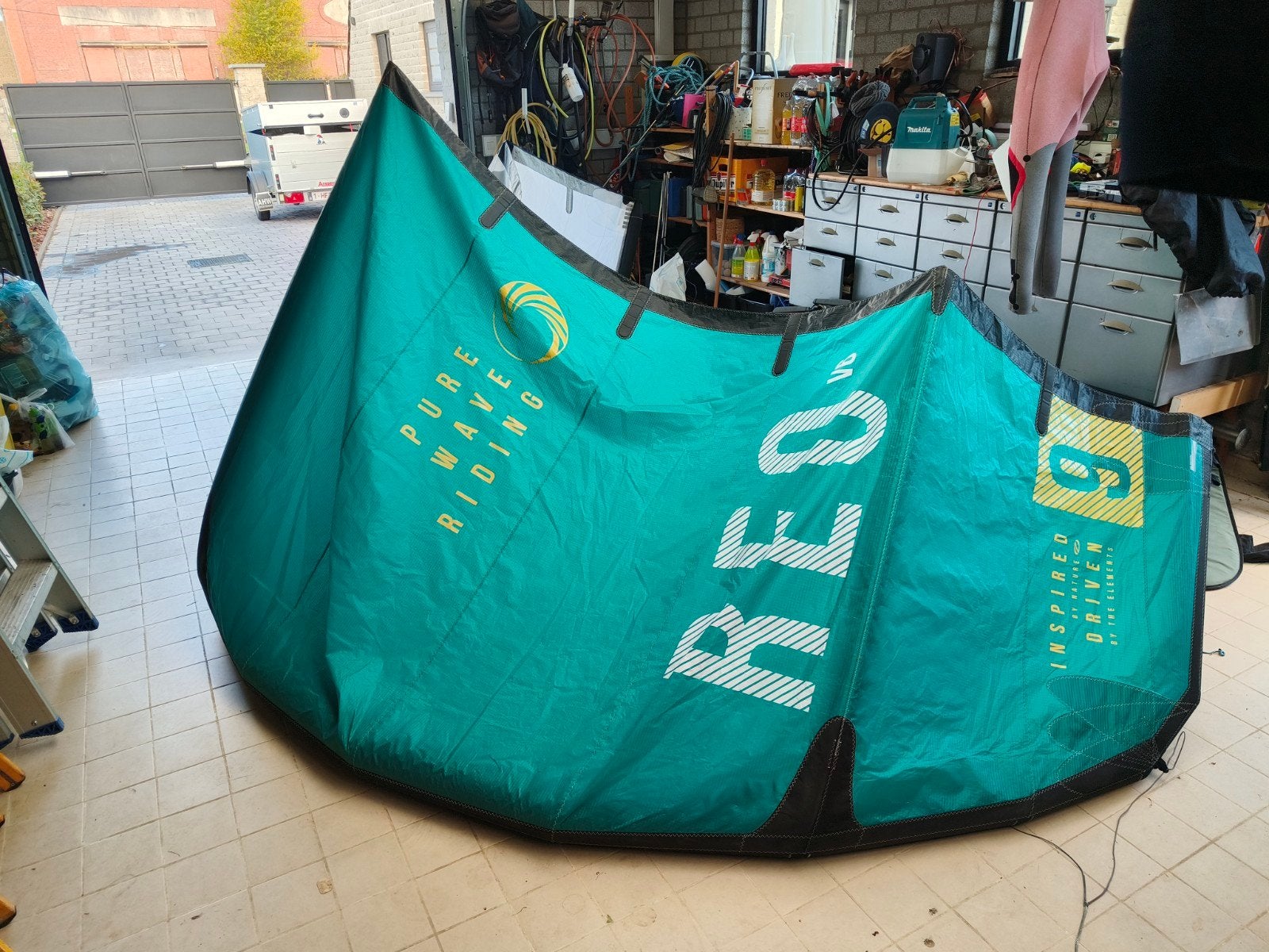 Ozone Reo V6! 9m, Ophalen of Verzenden, Zo goed als nieuw, 9 m², Kite