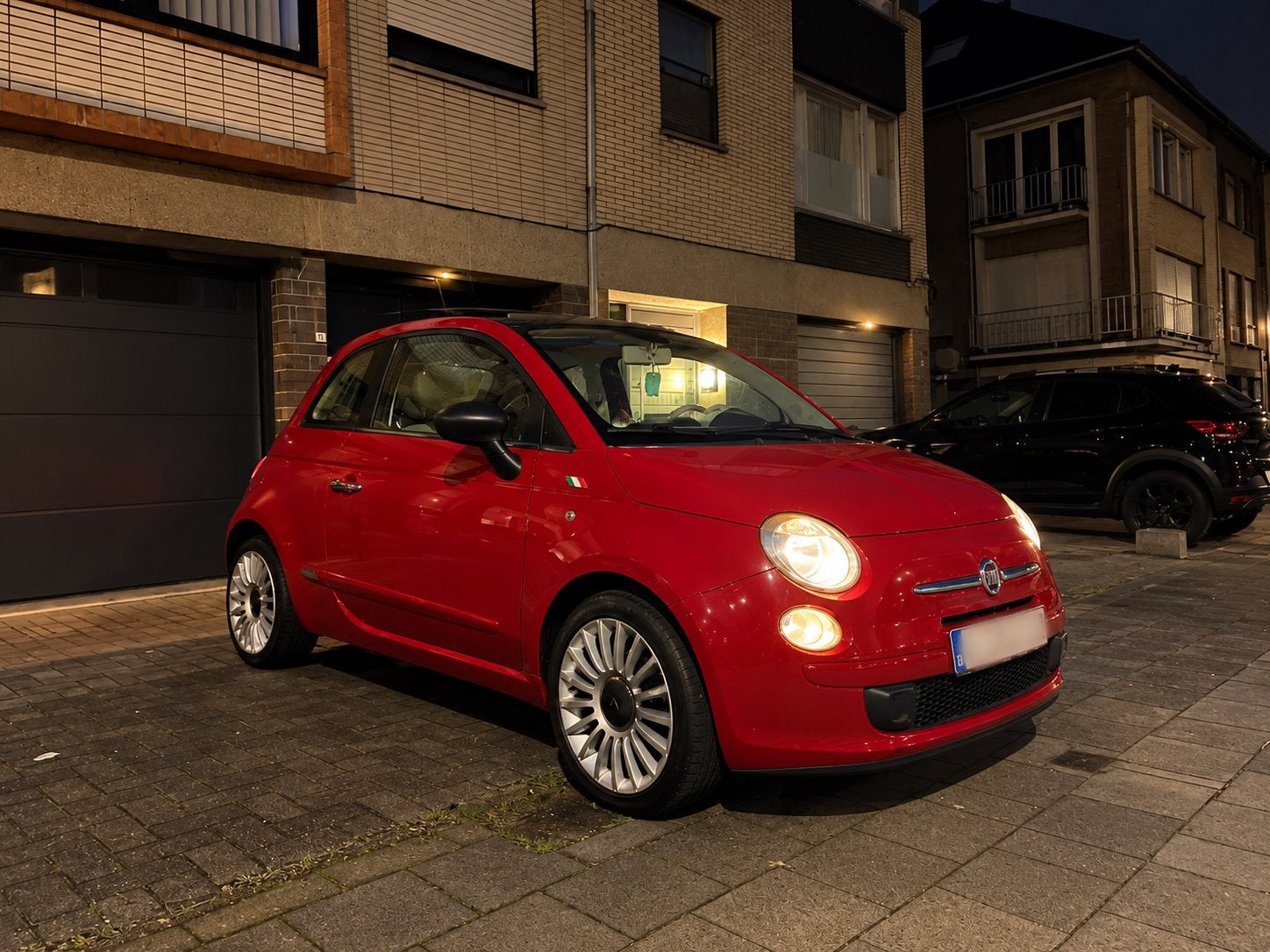 Fiat 500 1,4 benzine pano euro 4 74kw 100 pk 2007, Auto's, 4 zetels, Handgeschakeld, 1400 cc, 74 kW