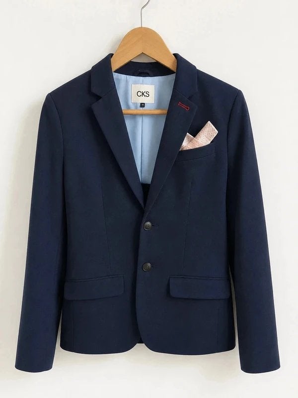 CKS blauwe kostuumset, Kleding | Heren, Kostuums en vesten, Zo goed als nieuw, Overige maten, Blauw, Ophalen of Verzenden