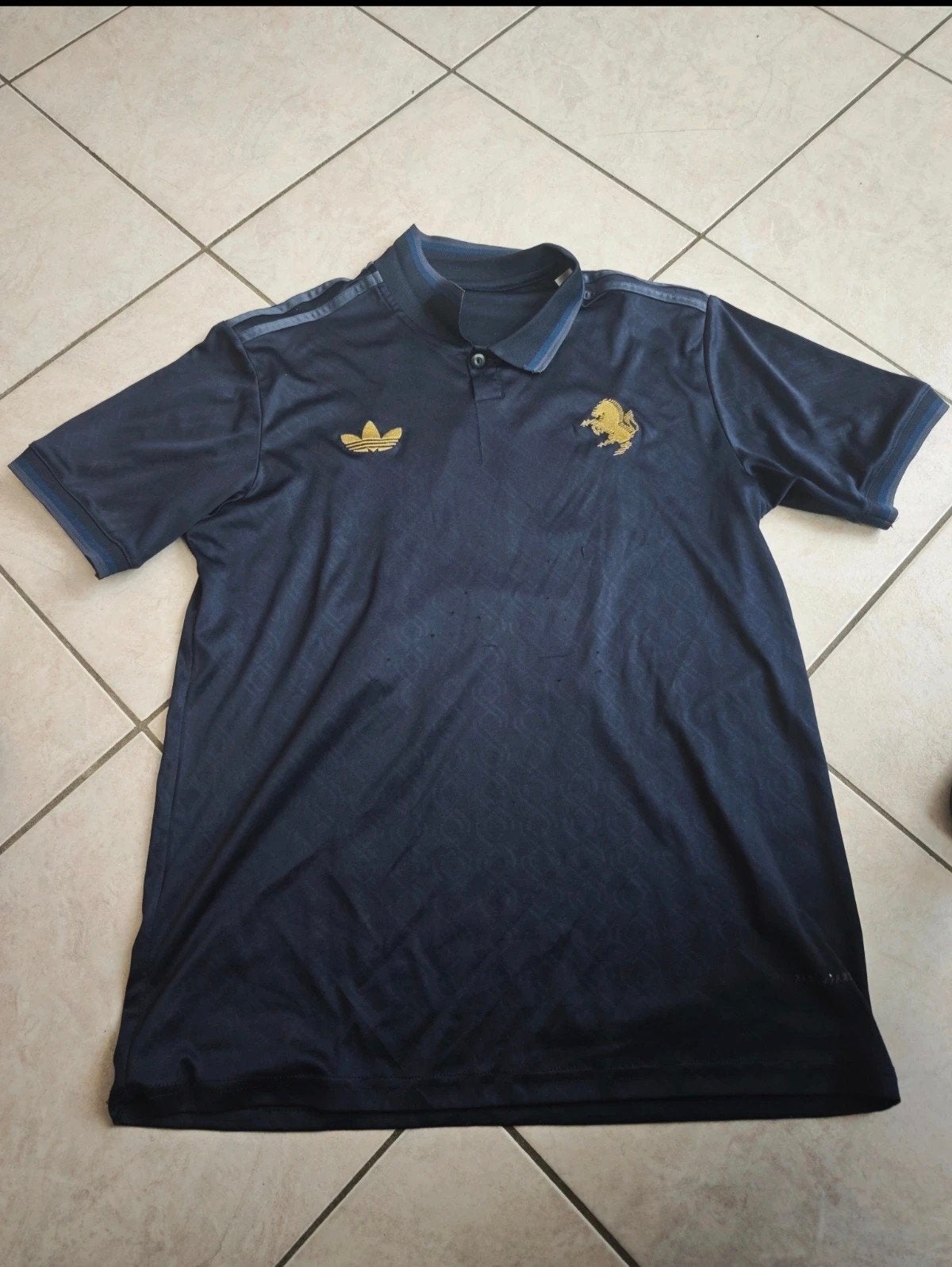 Juventus shirt (zwart) - Yildiz - Maat M - Gebruikte staat, Kleding | Heren, Sportkleding