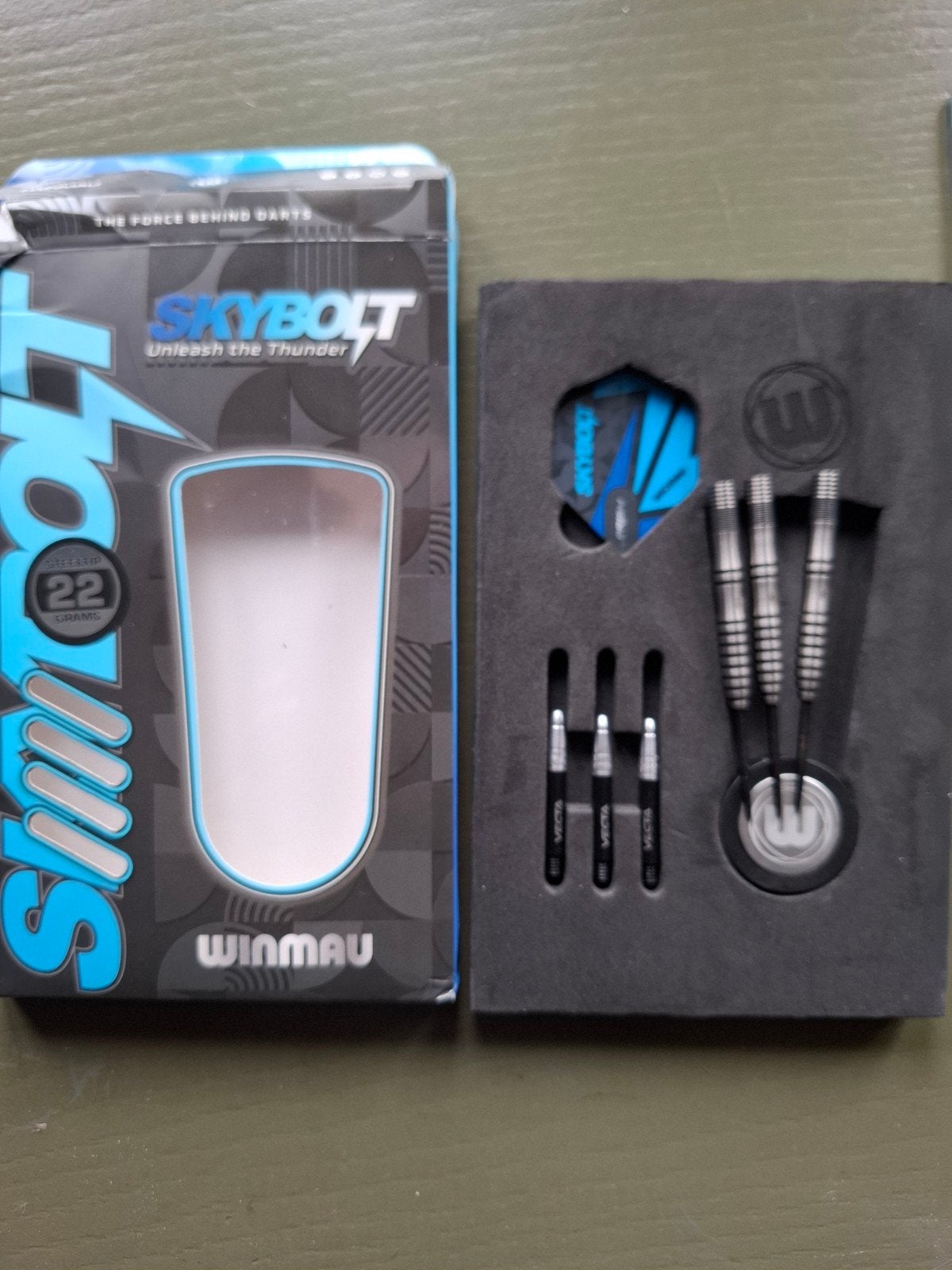 Winmau Skybolt Scalloped 90% 22Gr, Ophalen, Flights