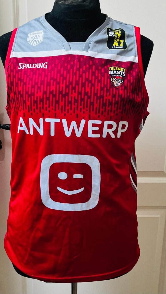 Maillot de basket Tele Giants Antwerp Spalding M betFIRST, Sports & Fitness, Basket, Enlèvement ou Envoi, Utilisé, Vêtements