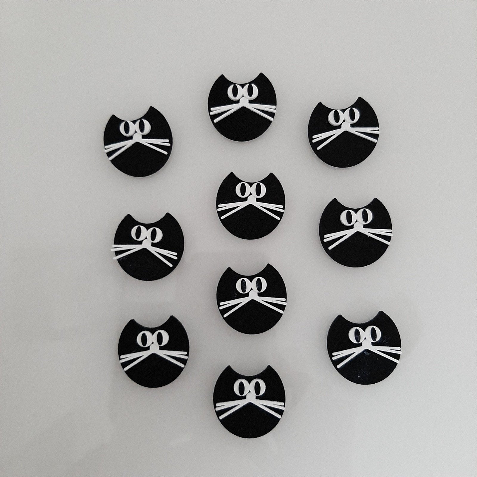 Funny Catfaces magneetjes 10pcs, Ophalen of Verzenden, Nieuw