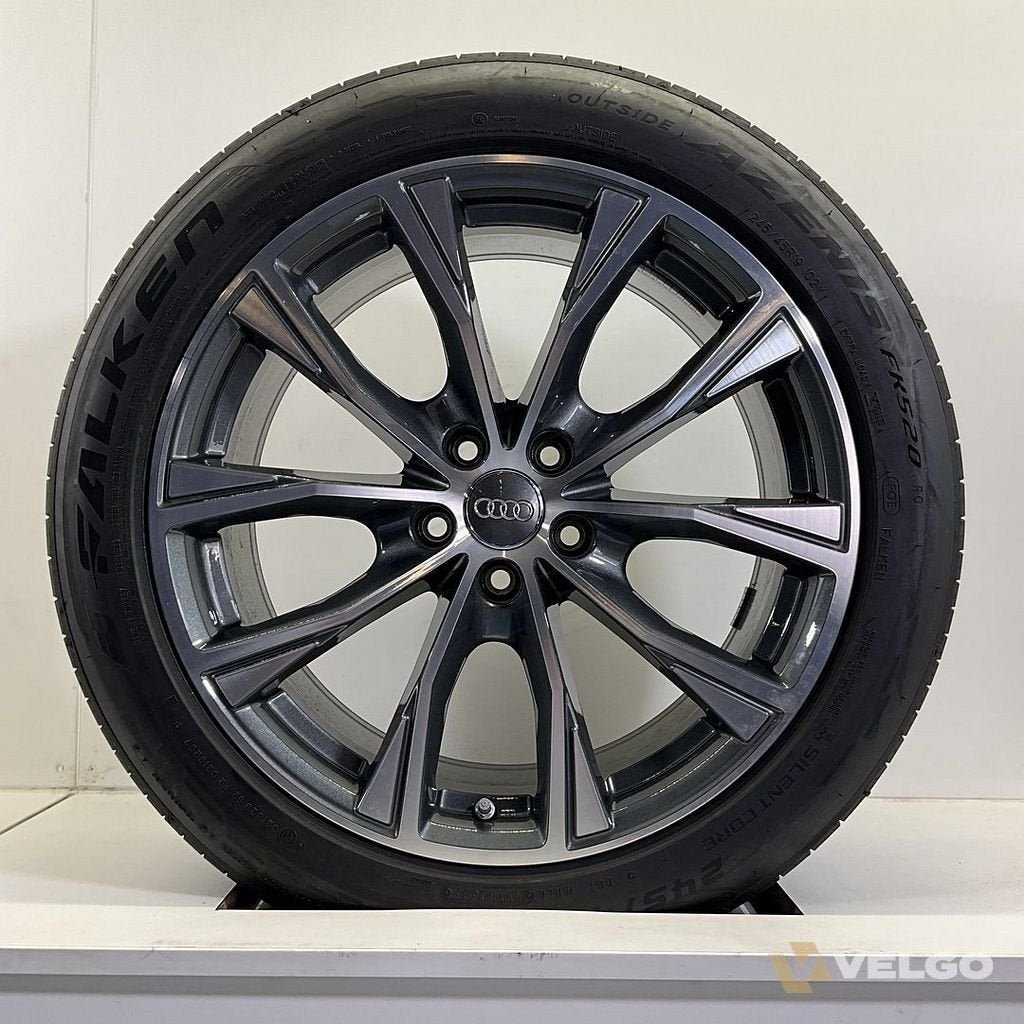 AUDI A4 S4 B9 A6 S6 C8 SET VELGEN + ZOMERBANDEN 19 INCH, Auto-onderdelen, -, -, Banden en Velgen, Ophalen of Verzenden