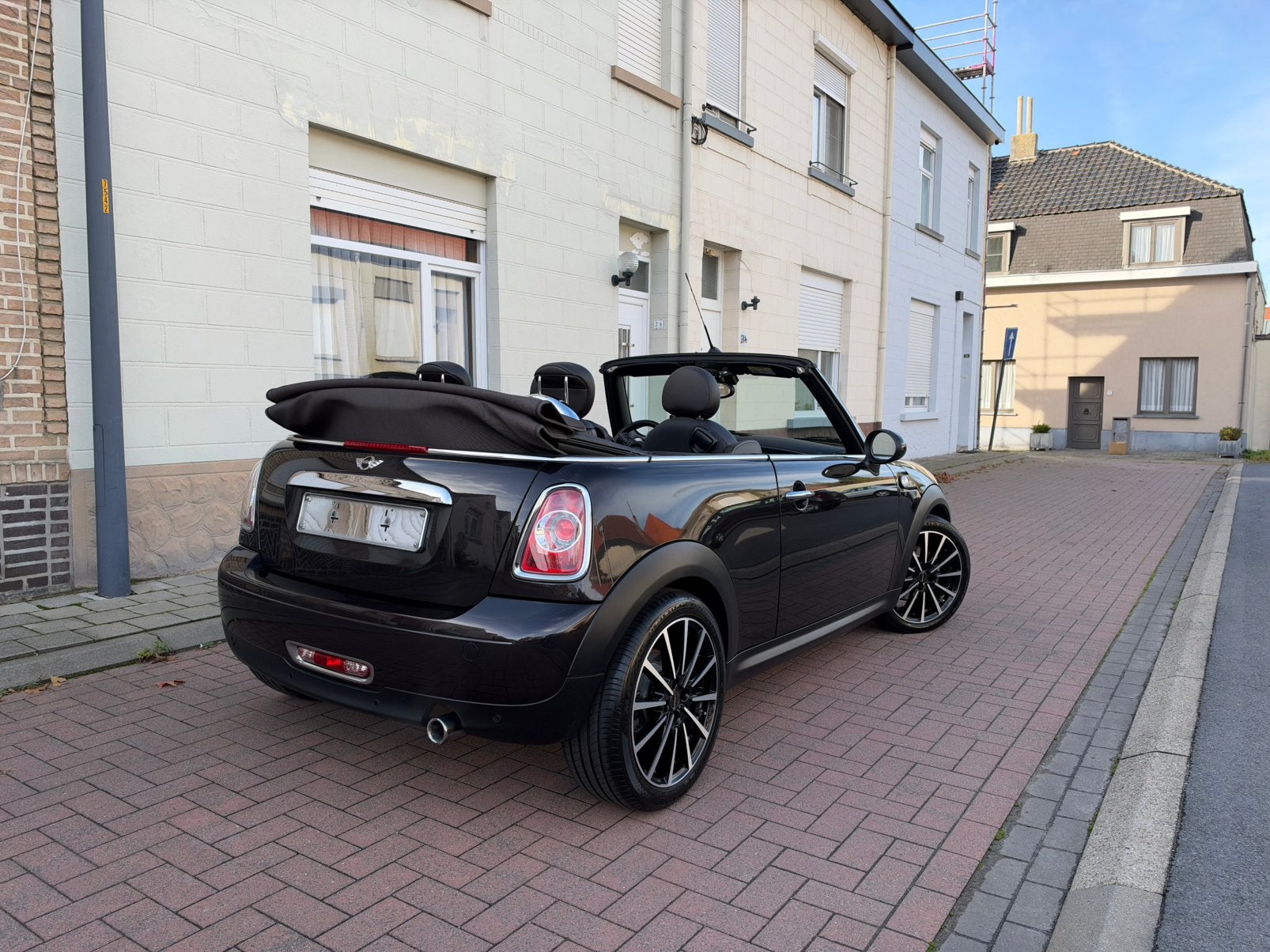 Mini Cooper Cabrio 1.6i / 2015 / 77000.km /Automaat/Garantie, Autos, Cuir, Achat, Ordinateur de bord, Euro 6