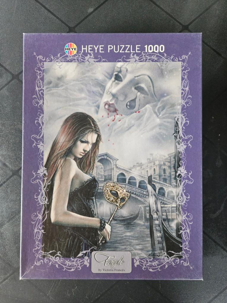 Puzzle HEYE 1000 pieces (série Favole), Enlèvement, 500 à 1500 pièces, Comme neuf, Puzzle