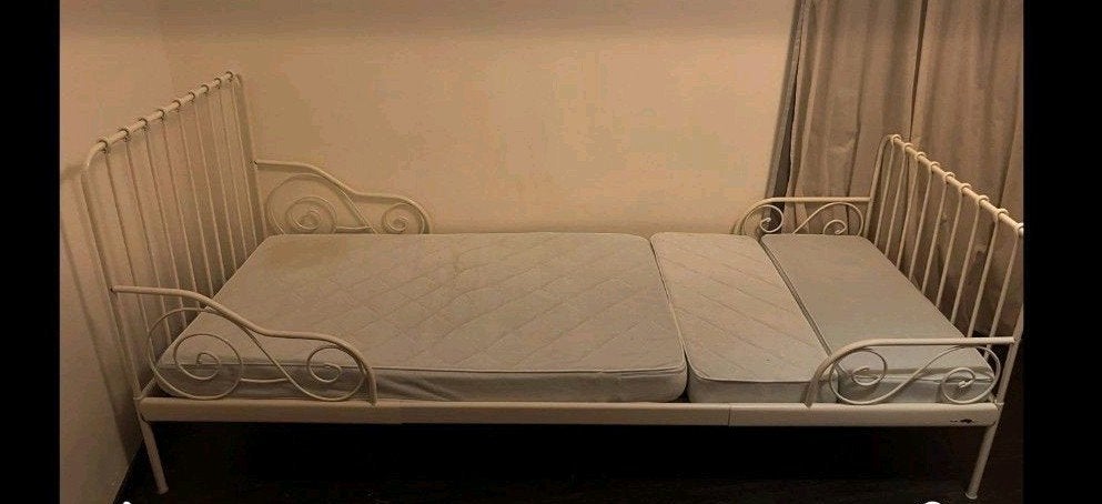 kinderbed, Ophalen, Matras