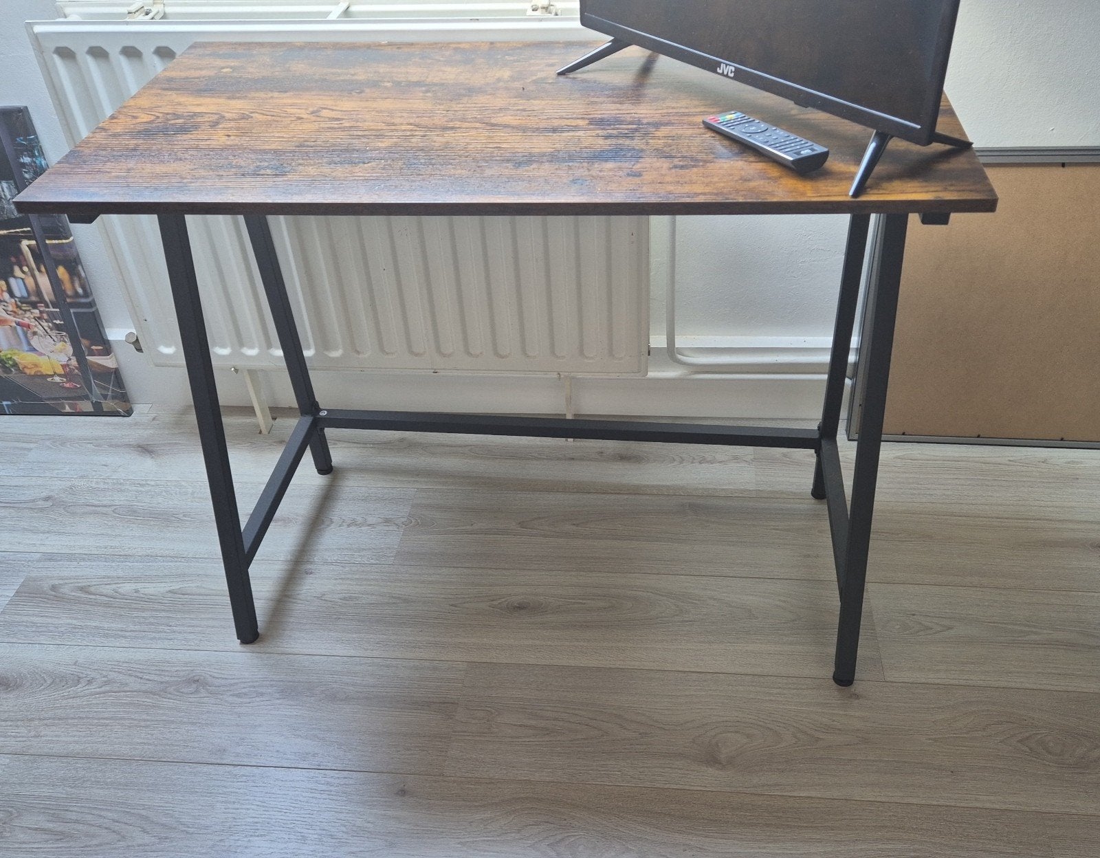 kleine industriële bureau in goede staat, Maison & Meubles, Autres marques, 50 cm, Comme neuf, Enlèvement