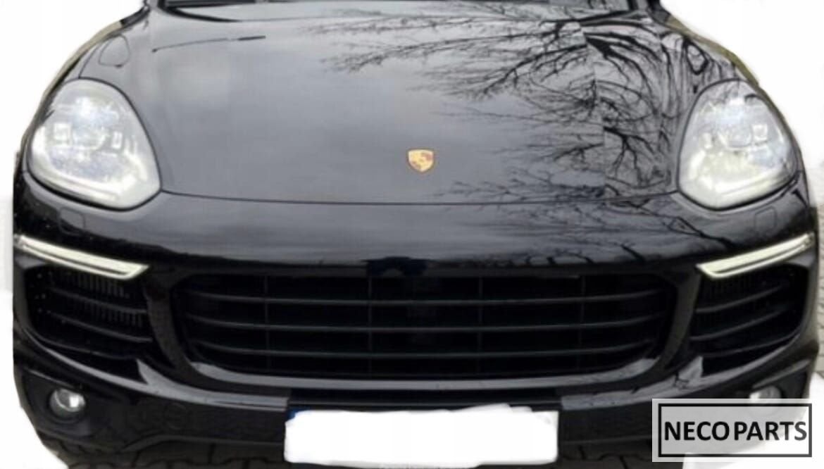 PORSCHE CAYENNE FACELIFT 7PS DIESEL COMPLEET VOORKOP BUMPER, Arrière, -, Porsche, Haillon arrière
