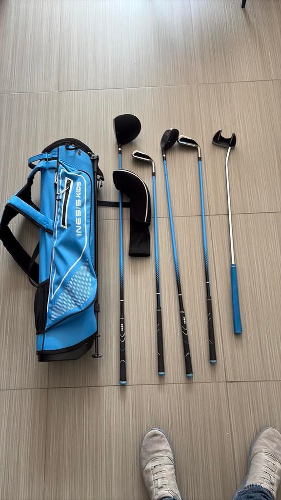 Golfset beginner blauw, Enlèvement, Comme neuf