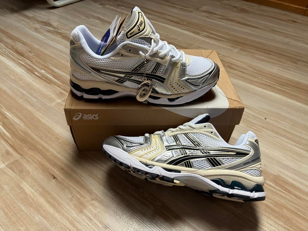 Asics gel kayano 14 midnight, Comme neuf, Blanc, Baskets, Envoi