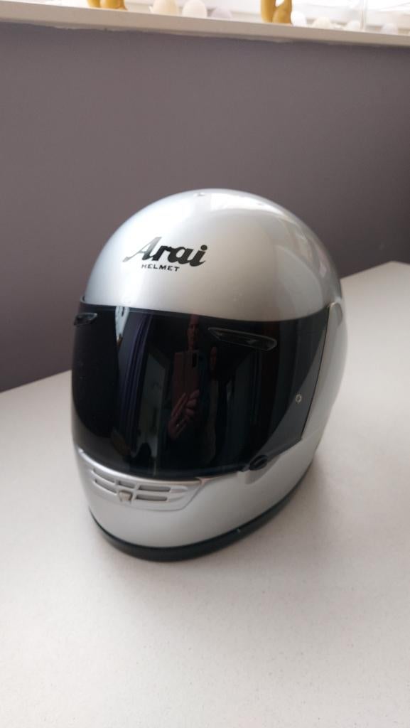 CASQUE ARAI VINTAGE GRIS TAILLE S, Enlèvement, S, Casque intégral, Arai