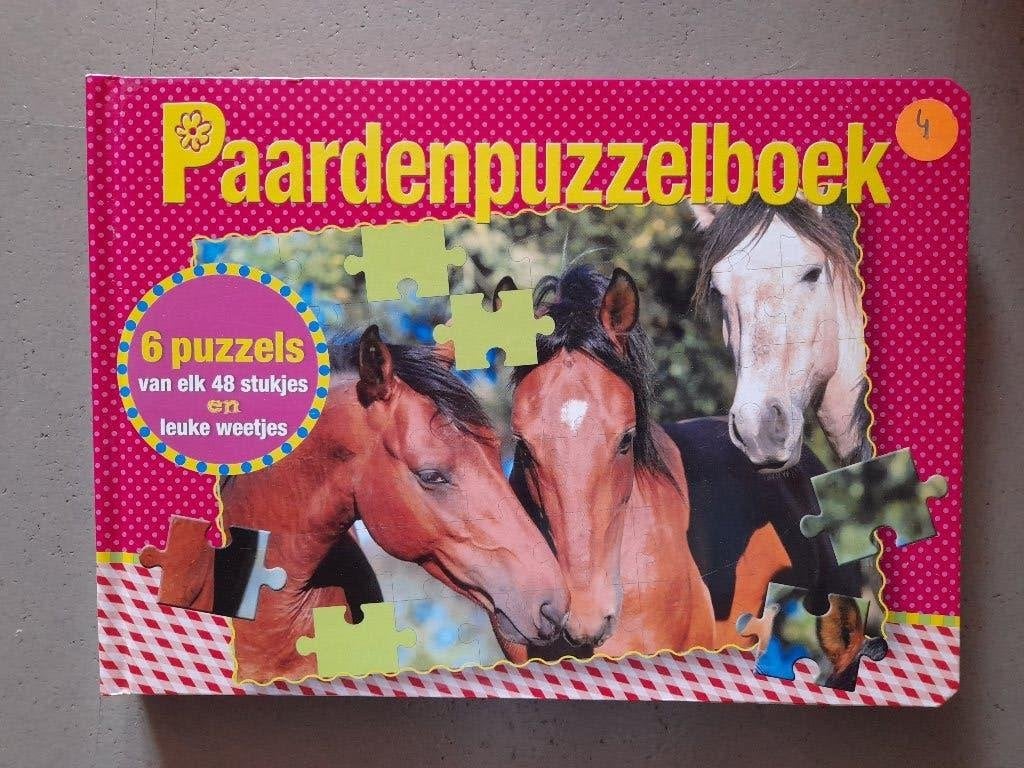 puzzelboek paarden, Ophalen, Zo goed als nieuw, Puzzelboek