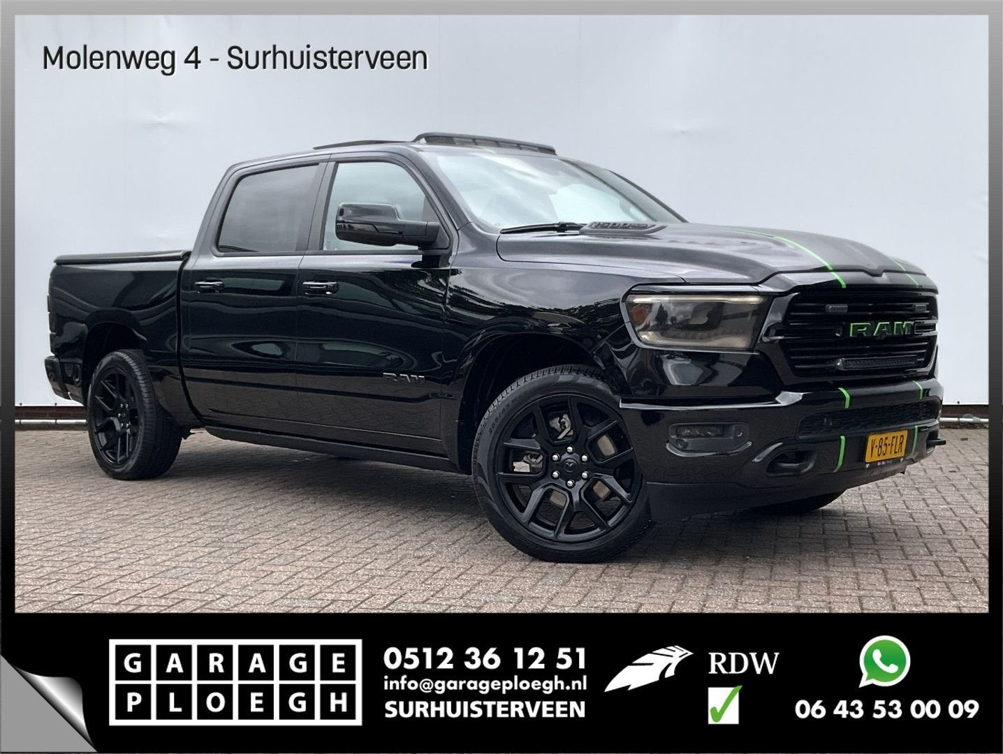 Dodge Ram 1500 5.7 V8 4x4 Crew Cab Limited Laramie Trekhaak, Autos, Achat, Entreprise, Automatique, LPG