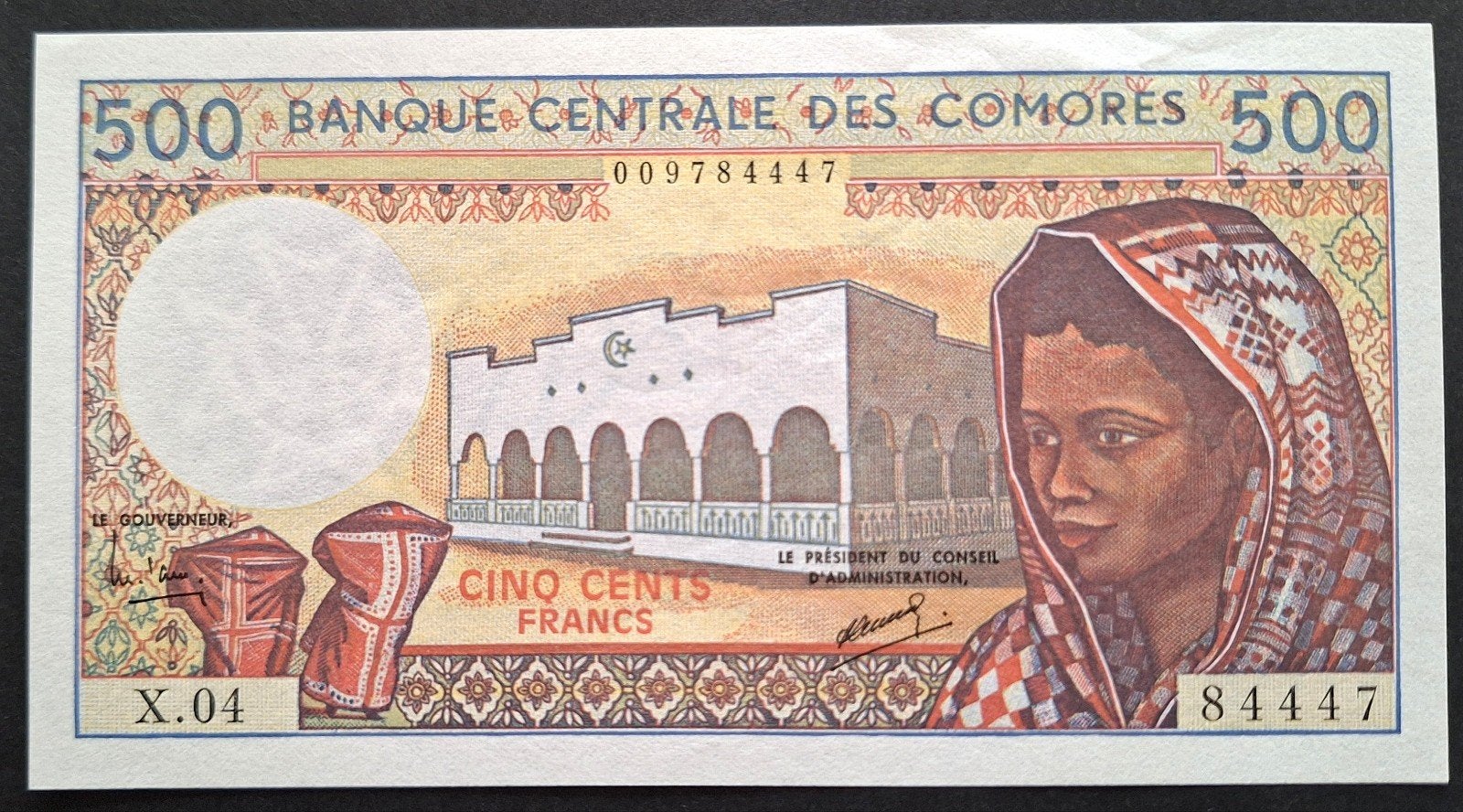 500 francs Comores  1986 neuf unc, Enlèvement ou Envoi
