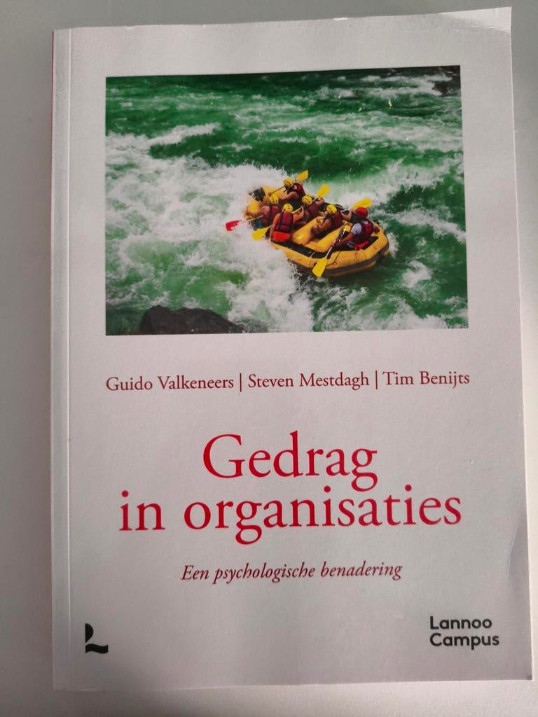 Tim Benijts - Gedrag in organisaties, Enlèvement, Tim Benijts; Steven Mestdagh; Guido Valkeneers