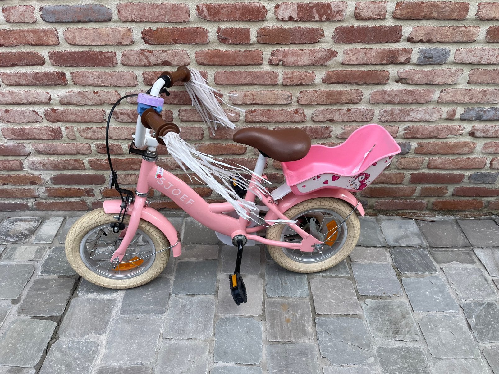 Kinderfiets Sjoef 14inch, Ophalen, Gebruikt