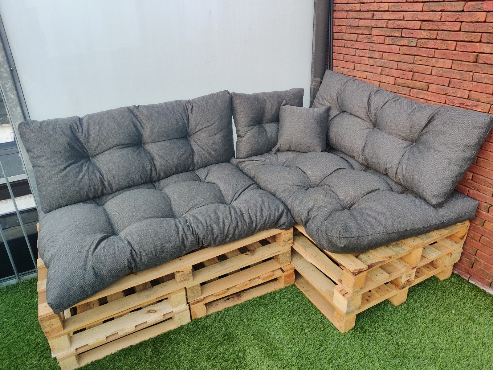 Lounge kussens, Ophalen, Zo goed als nieuw, Loungeset