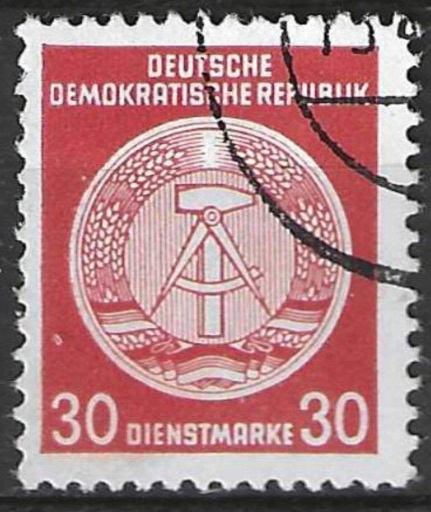 Duitsland DDR 1955 - Yvert 24SE - Service - Kompas. (ST), Verzenden, DDR, Gestempeld