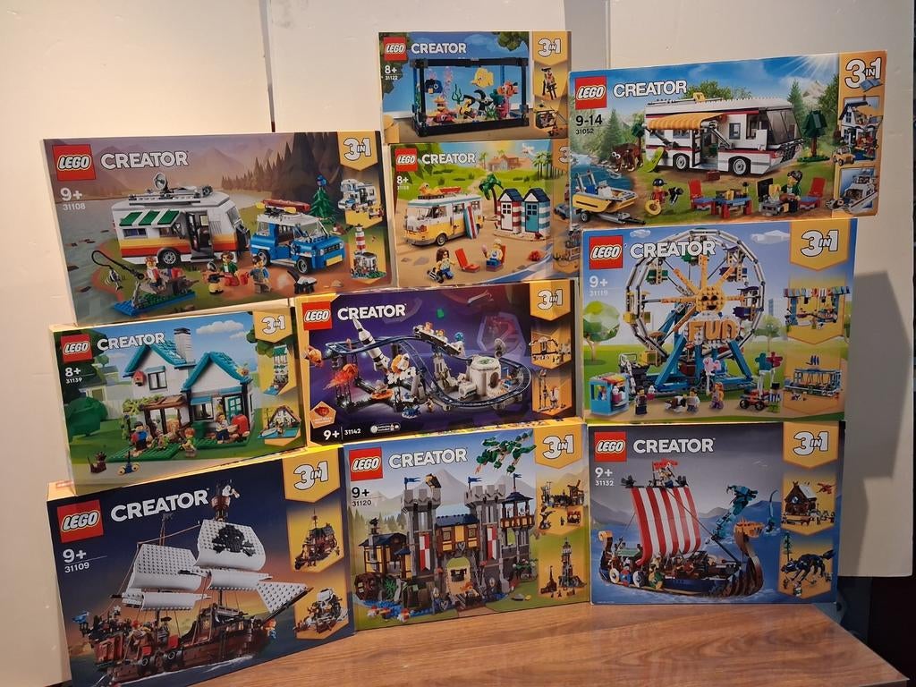 Sets Lego Creator 3 en 1.., Walt Disney, Friends, NOUVEAU, Neuf, Enlèvement ou Envoi, Lego, Ensemble complet