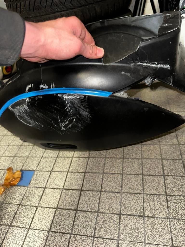 Zip achter kap, Ophalen, Gebruikt