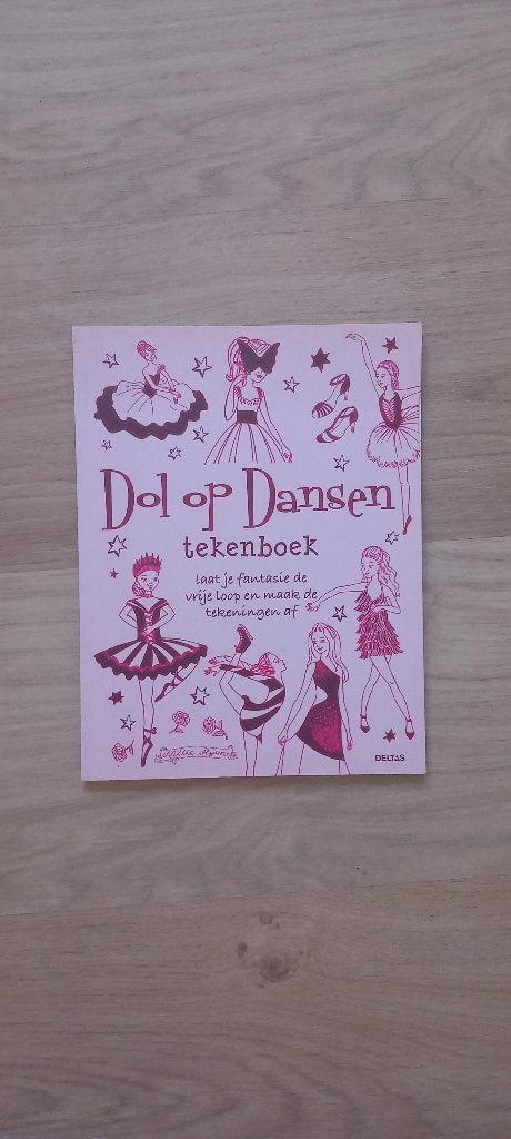 Deltas "Dol op Dansen" tekenboek, Hobby en Vrije tijd, Tekenen, Ophalen of Verzenden, Nieuw, Papier, Schets- of Tekenboek