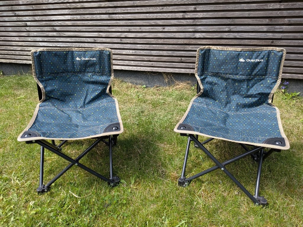 Twee kampeerstoeltjes voor kinderen, Caravanes & Camping, Meubles de camping, Enlèvement, Comme neuf, Chaise de camping