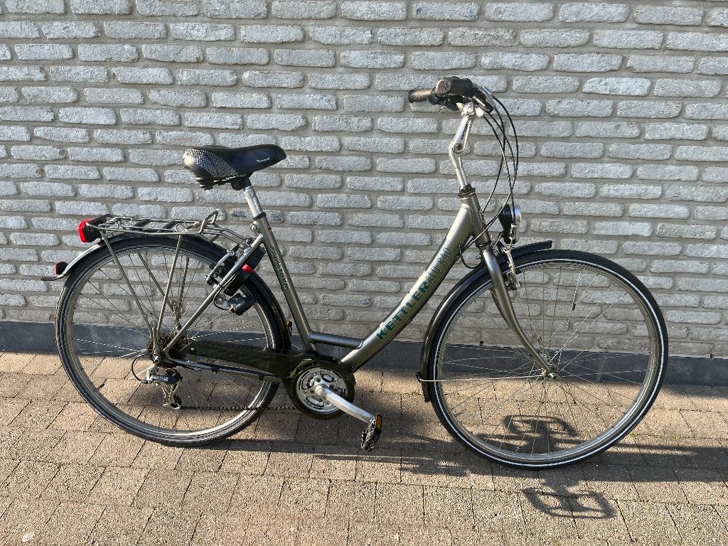 Kettler damesfiets in zeer goede staat inclusief ringslot, Gebruikt, Velgrem, Versnellingen, Ophalen