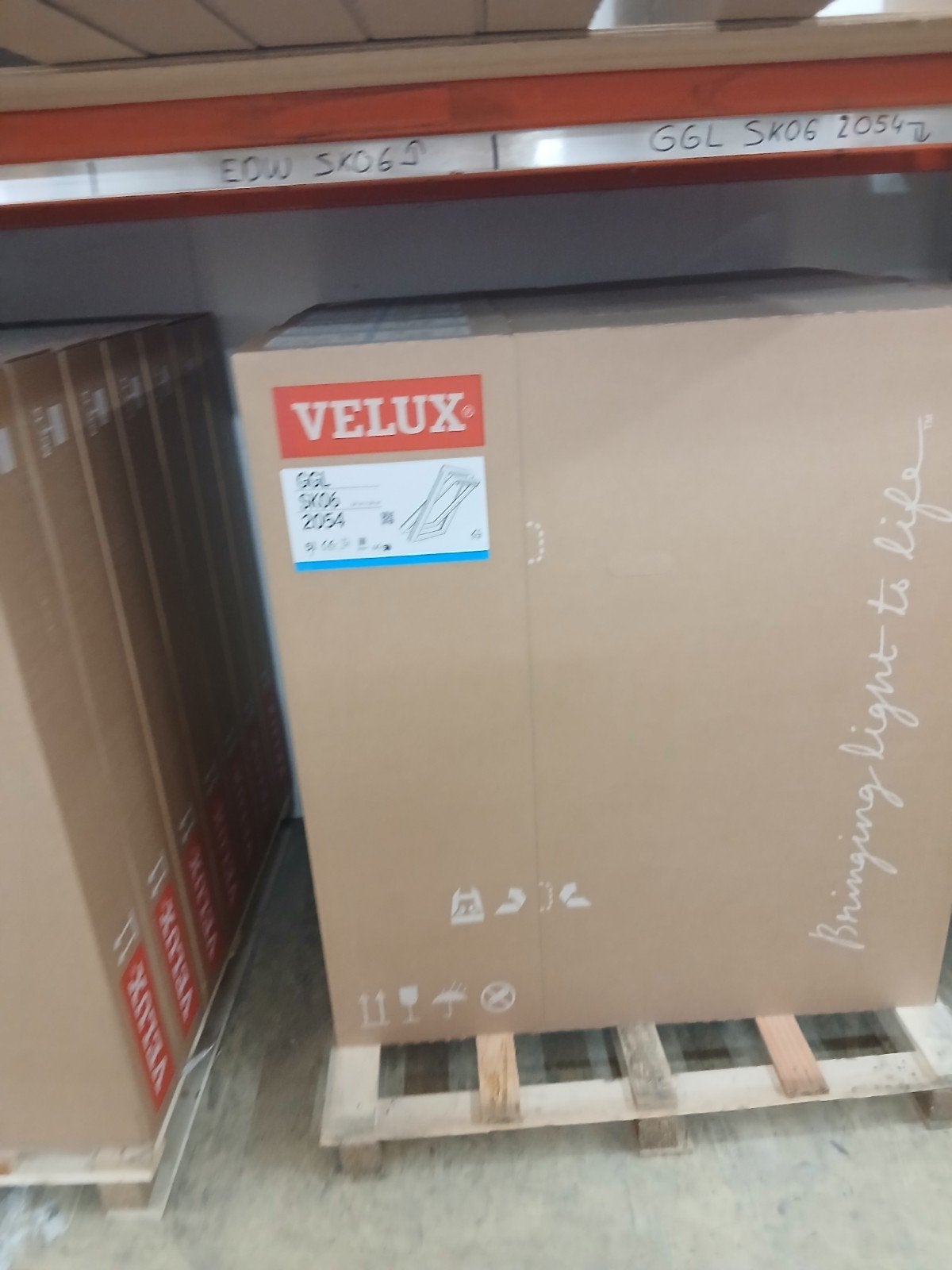 Velux 114x118, Ophalen