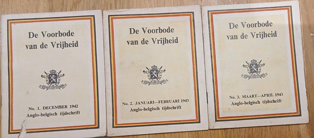 3 Belgisch luchtpamflet boekjes 1943 / zeldzaam, Verzamelen, Militaria | Tweede Wereldoorlog, Ophalen of Verzenden