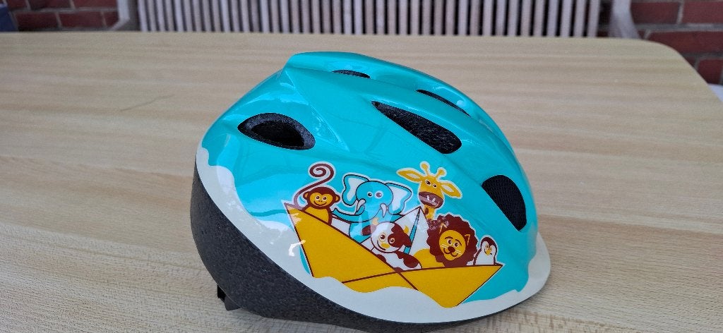 baby fietshelm, Ophalen, Gebruikt, Btwin Decathlon