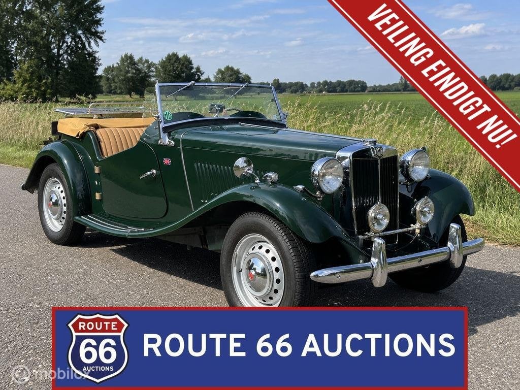MG TD | 1953 | Route 66 Auctions, Autos, Achat, Entreprise, Boîte manuelle, Autre carrosserie