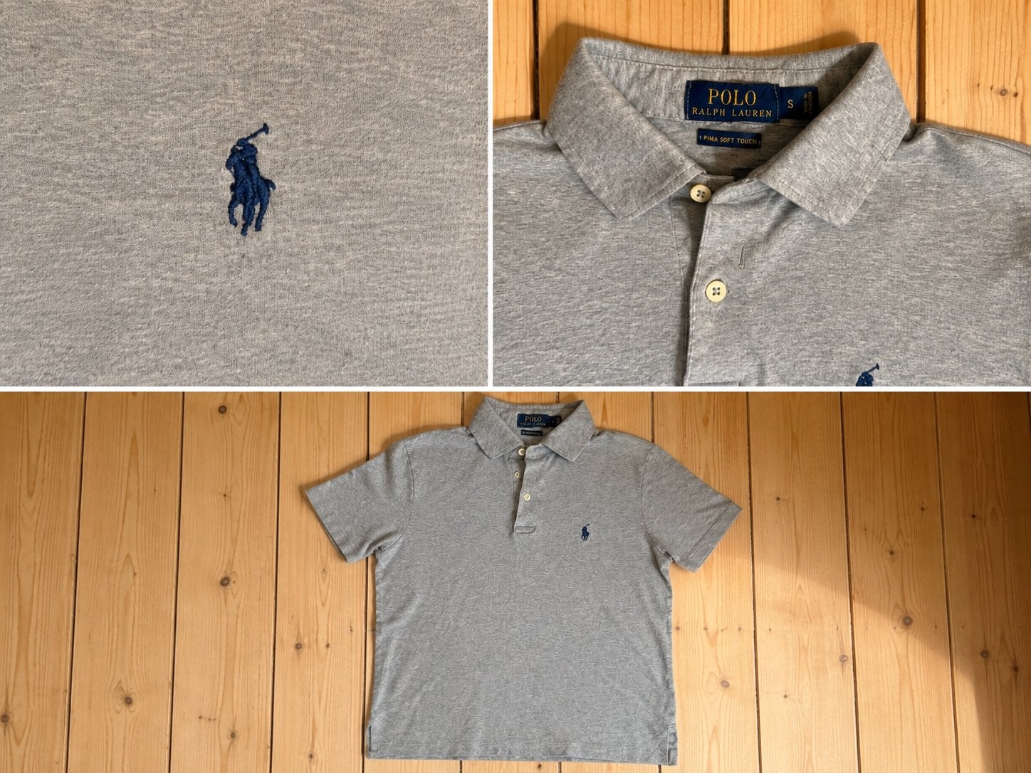 Polo Ralph Lauren Polo – Lichtgrijs, Ophalen of Verzenden, Zo goed als nieuw, Maat 46 (S) of kleiner