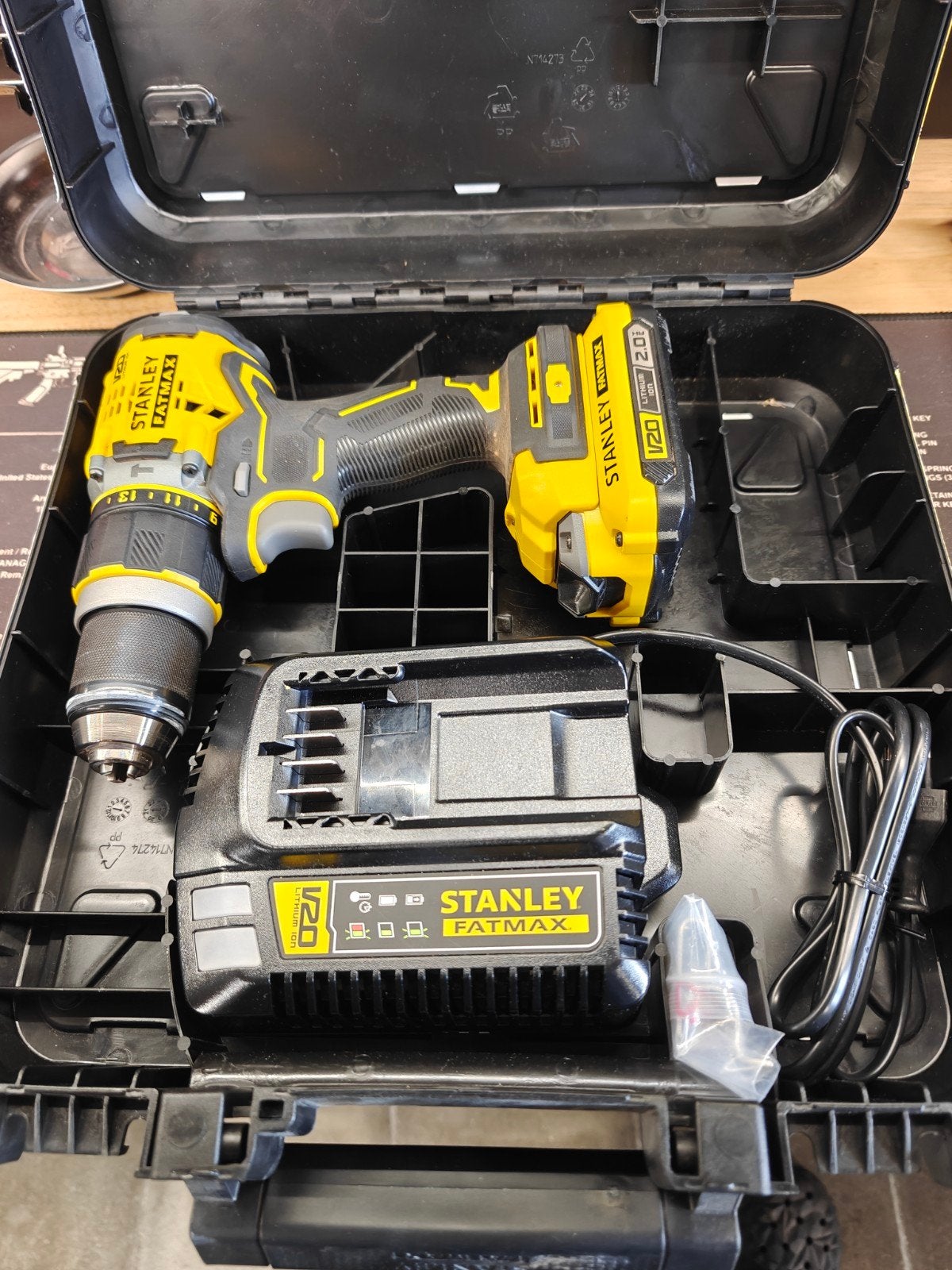 Stanley accu boormachine, Ophalen, Boormachine