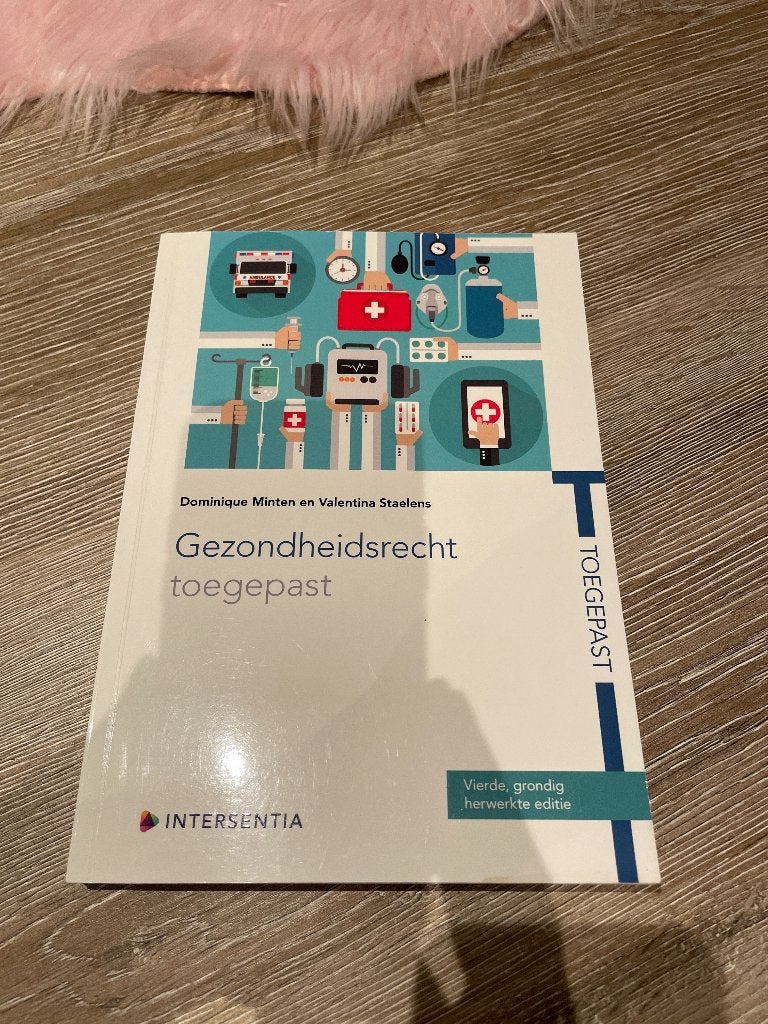 Gezondheidsrecht toegepast, Enlèvement, Neuf, Enseignement supérieur, Intersentia